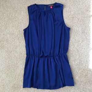 Vince Camuto Blue Sleeveless Top